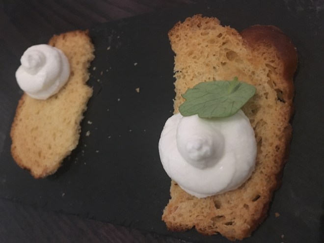 Smoked Goats Cheese Mousse | M Victoria Street | London